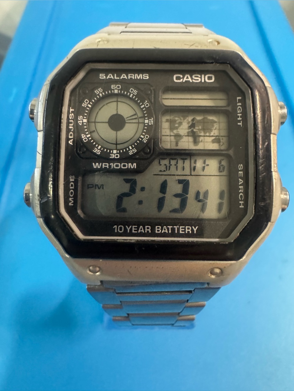 Casio Digital Watch - Black & Silver